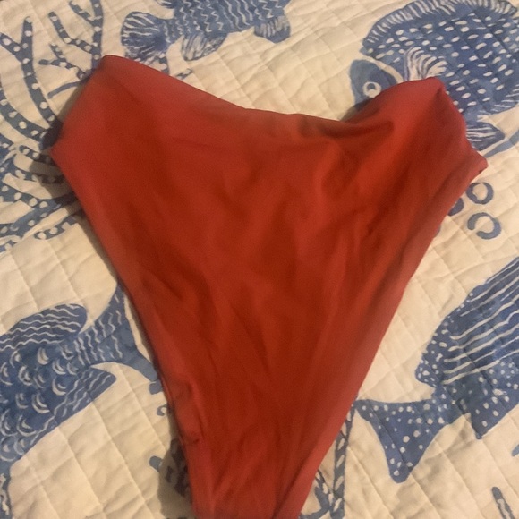 NWT L*Space Nancy Lee Bikini Bottom Brick & Champagne - Picture 10 of 15